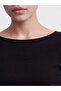 Two Mt Shop Quality Lcw Vision Black Combed Cotton Plain Super Skinny & Extra Narrow Long Sleeve Women's Bodysuit - 4