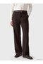 Seray New Season Brown Women's Trousers with Belted Waist - 2