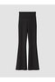 Black Spanish Flare Women's Sports Leggings - 6