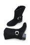 Nashira Gala Women's Heeled Short Boots 0012134 Black Suede - 6