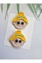Handmade Fairy Tale Princess Themed Newborn Baby Photo Shoot Accessories Handmade Hairless Baby Hairpin Set of 2 Hairless Baby Hairpins