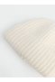 Özmarka New Season Ecru Women's Knitwear Beanie - 2