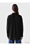 Two Mt Shop Quality Lcw Modest Black Striped Women's Shirt - 4