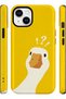 iPhone 13 Compatible - Confused Duck, Double Layer Tough Cover, Glossy Surface Protective Case - 2