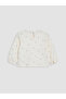 Two Mt Shop Quality Lcw Baby Ecru Bow Patterned Baby Girl T-Shirt - 3