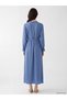 Two Mt Shop Quality Lcw Comfort Blue Plain Dress - 4