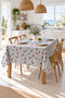Fiber Pvc Kitchen Tablecloth – Wipeable, Stain-Resistant, and Easy to Clean - 6