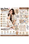 Women’s Cute Character Print Pajama Set, 2-Piece Short Sleeve Button-Front Sleepwear with Collared Top and Long Pants, Casual Lounge Wear for Home - 4
