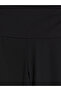 Black Women's Sports Leggings with Elastic Waist - 7