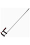 1000mm F Clamp with 120mm Throat Depth, 1100mm Overall Length, Long Bar Woodworking Clamp with Screw Handle & Protective Pads for Carpentry, Furniture, Welding & Workshop Use - 2