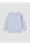 Alita City Lcw Kids Blue 3 Thread Printed Loose & Baggy Girls' Sweatshirt with a Difference - 3
