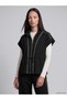 Alita City Farkıyla Lcw Everyday Black Diving Fabric Plain Women's Vest