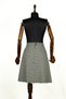Front Buttoned Bell Skirt - 2