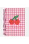A5 Spiral Notebook 3 Matters Cherry - 96 Sheets - 2