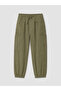 Two Mt Shop Quality Lcw Kids Khaki Gabardine Plain Loose & Elasticated Leg Boys' Jogger Pants