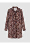 Alita City Lcw Grace Burgundy Patterned Women's Shirt Tunic with a Difference - 5