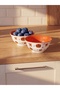 Ceramic 2-Piece Bowl with Pumpkin and Bow Pattern - 12.7 cm