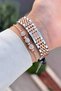 Rose Silver Color 24 mm Women's Wristwatch with Gift Packaging - 5