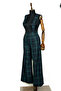 Plaid Strappy Trousers - 3