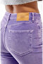 Flare Leg High Waist Corduroy Trousers - 4