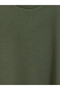 Two Mt Shop Quality Lcw Curve Khaki Interlock Plain Standard & Regular Short Sleeve Women's T-Shirt - 4