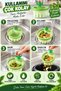 Push-Down Cactus Design Kitchen Sink Strainer for Washing Vegetables, Fruits, and Draining Waste - 3