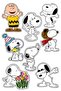 Snoopy Peanuts Premium Sticker Set 54 Pieces |   Cartoon Sticker Pack - 6