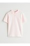Two Mt Shop Quality Lcw Kids Pink Polo Collar Girls' T-Shirt - 3