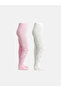 Two Mt Shop Quality Lcw Kids Pink Patterned Girls' Pantyhose