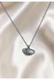 Openable Seashell Pearl Detailed Gold Steel Necklace - 2