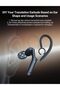 W4 Translation Earbuds with AI Correction, Blue Bone-Voiceprint Sensor for Clear Voice in Noise, GDPR Privacy, Bluetooth, iOS/Android App for Business and Relationships - 5