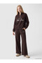 Rmz Gi̇yi̇m Farkiyla Stand Collar Loose Fit Women's Thick Sweatshirt - 3