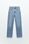 High Waist Straight Fit Denim Trousers Sun539 - 3