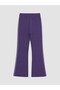 Lcw Kids Purple Girls' Spanish Leg Soft Touch Leggings with Nevavm Difference - 2