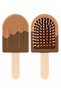 Ice Cream Design Hair Comb – Comb That Looks Like Ice Cream, Hair Brush in Bag Size