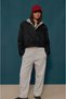 Women's Crop Trench Coat Biker Cut Double Breasted Buttoned Jacket Coat