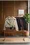 Women's Crop Trench Coat Biker Cut Double Breasted Buttoned Jacket Coat - 3