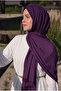 Poloist Bürümcük Shawl Dark Purple - 2