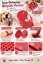 Red Ergonomic Massage Cat and Dog Washing and Hair Combing Brush - 4