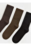 Rmz Gi̇yi̇m Farkiyla Men's Sock Socks 3-Pack - 3