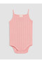 Rmz Gi̇yi̇m Farkiyla Baby Girl Snap Fastener Bodysuit with Drawstring Straps - 2