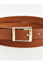 Two Mt Shop Quality Lcw Accessories Brown Plain Women's Belt - 3