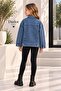 Girl's Blue Oversize Denim Jacket - Jeans Jacket/Jeans Coat - Jeans Coat - 3