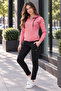 Women's Diver Fabric Zippered Stylish Tracksuit Set - 3