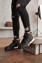Daily Non-Slip Sole Lace-Up Orthopedic Half Boots - 2