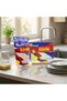 3 Pieces Dishwashing and Cleaning Gloves – Size L, Natural Latex Exterior, Cotton Lining, Non-Slip Textured Surface, Dishwashing Glove - 3