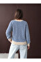 Women's Lucy Crew Neck Melange Zigzag Knit Soft Textured Knitwear Sweater - 2