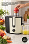 1 Piece Solid Fruit Juicer – Electric 600W Motor, 450 ml Juice Container, 1250 ml Pulp Container, Beige Color, Home Kitchens Juicer