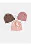 Quality Pieces from Çelebi Store Baby Girl Beanie 2-Pack - 2