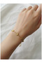 Unisex Stainless Steel Double-Sided Clover Bracelet - Tarnish Resistant - 17+5 cm Length - 3